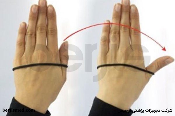 نرمش باز کردن شست دست