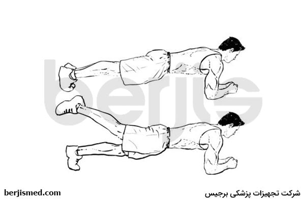 ورزش شماره 9 برای درمان دیسک کمر