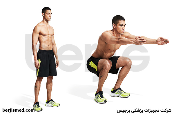 اسکات از حرکات فیزیوتراپی لگن